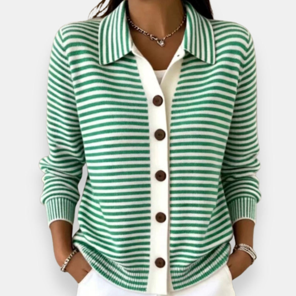 Jess | Classic Striped Cardigan