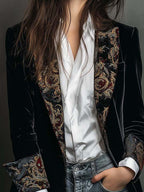Adelaide | Baroque-Trim Tailored Blazer