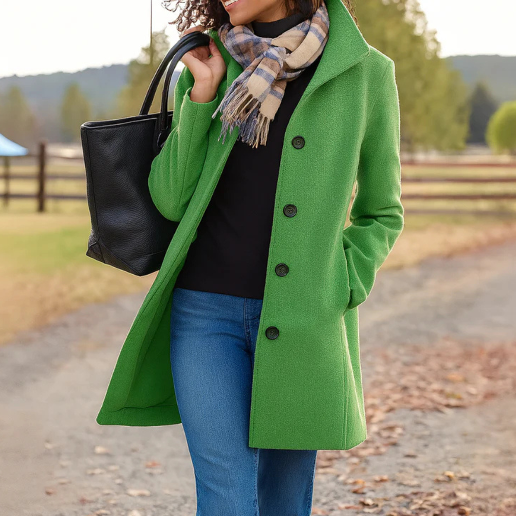 Eleanor | Classic Buttoned Coat