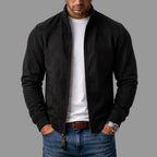 Edward | Classic Suede Bomber Jacket