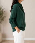 Freya | Comfortable V-Neck Jumper