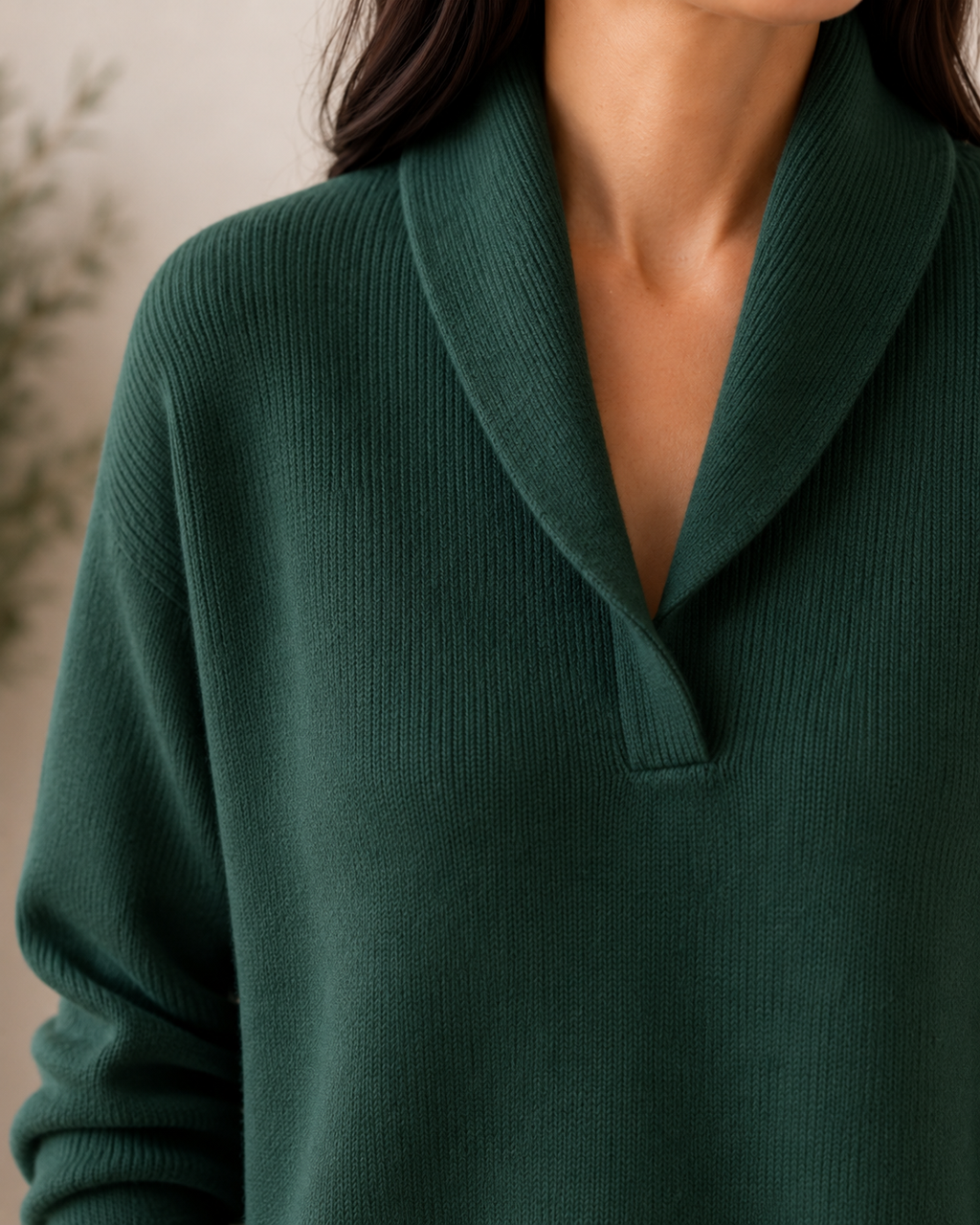 Freya | Comfortable V-Neck Jumper