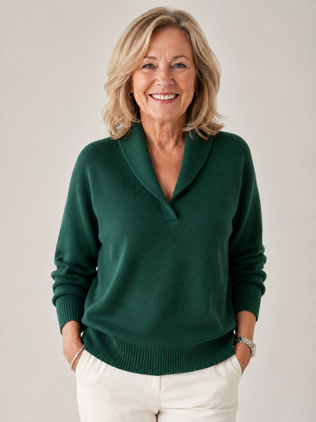 Freya | Comfortable V-Neck Jumper