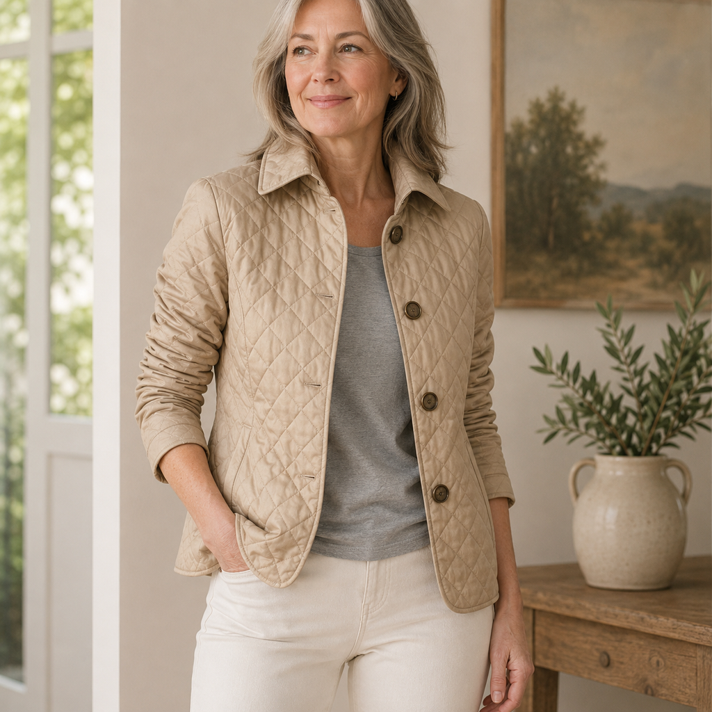 Eva | Elegant Quilted Jacket