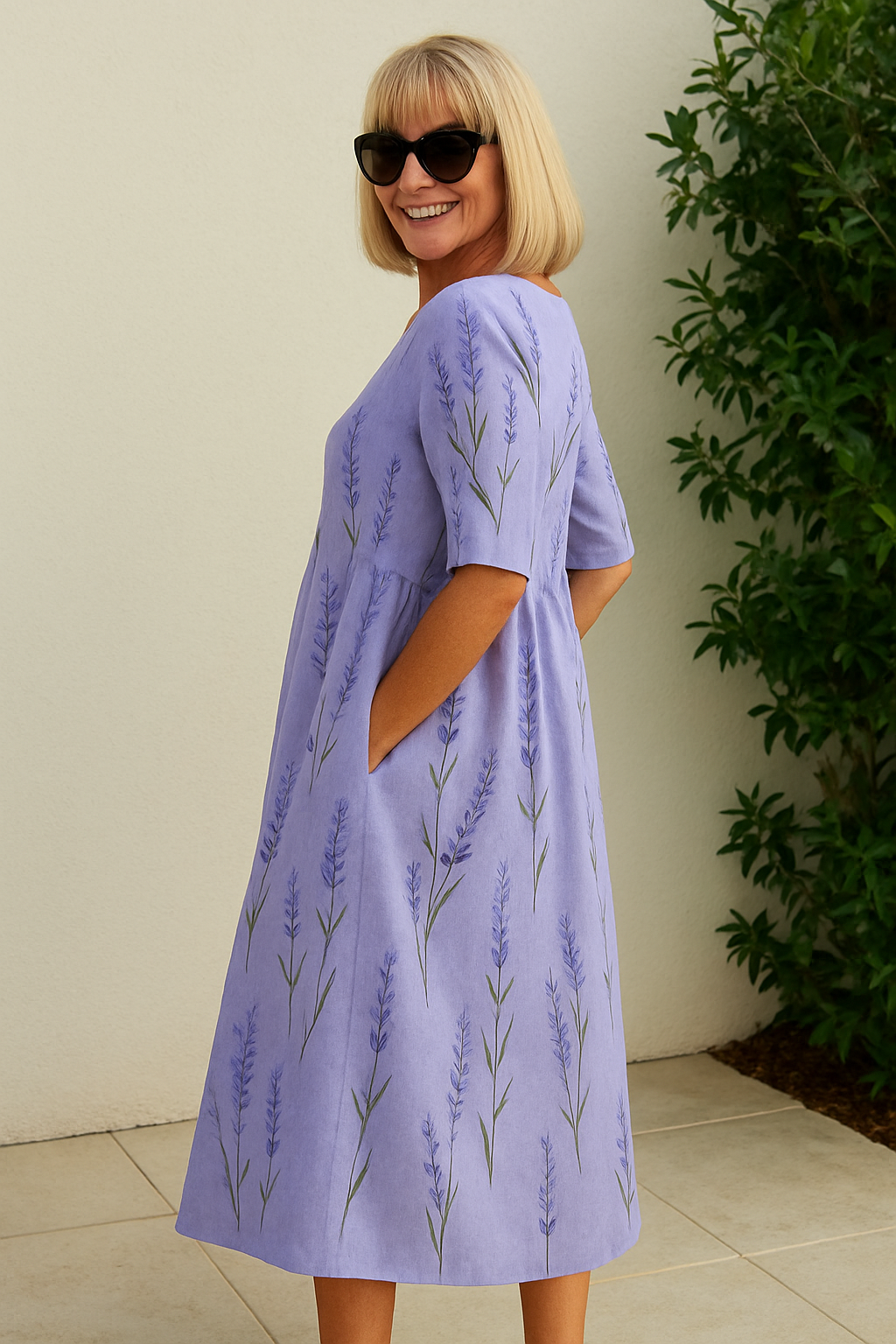Lily | Midi Dress - Effortless Comfort