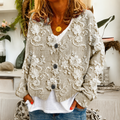 Delilah | Printed Knit Cardigan