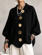 Harriet | Oversized Collar Cardigan
