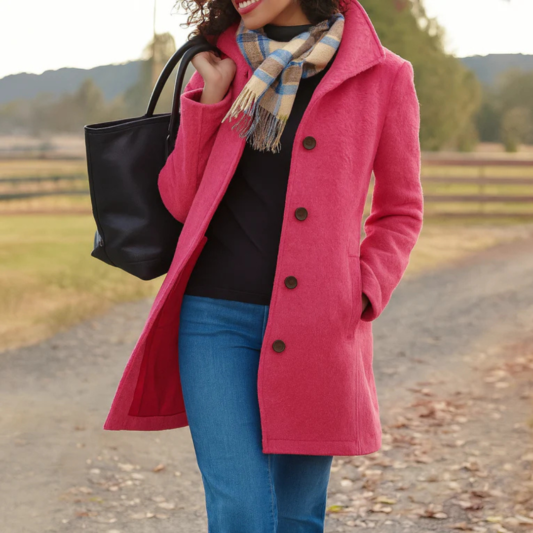 Eleanor | Classic Buttoned Coat
