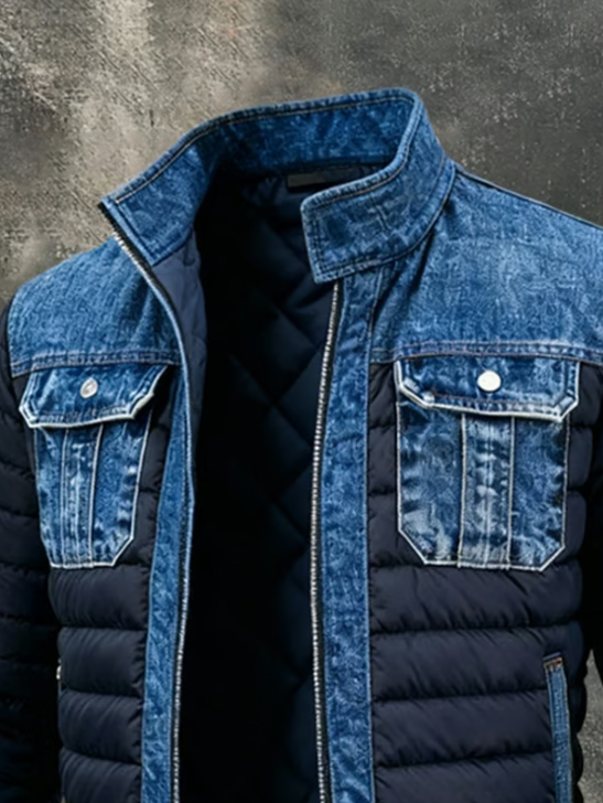 Rupert | Quilted Denim Jacket