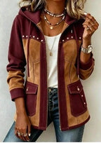 Isla | Two-Tone Hooded Jacket
