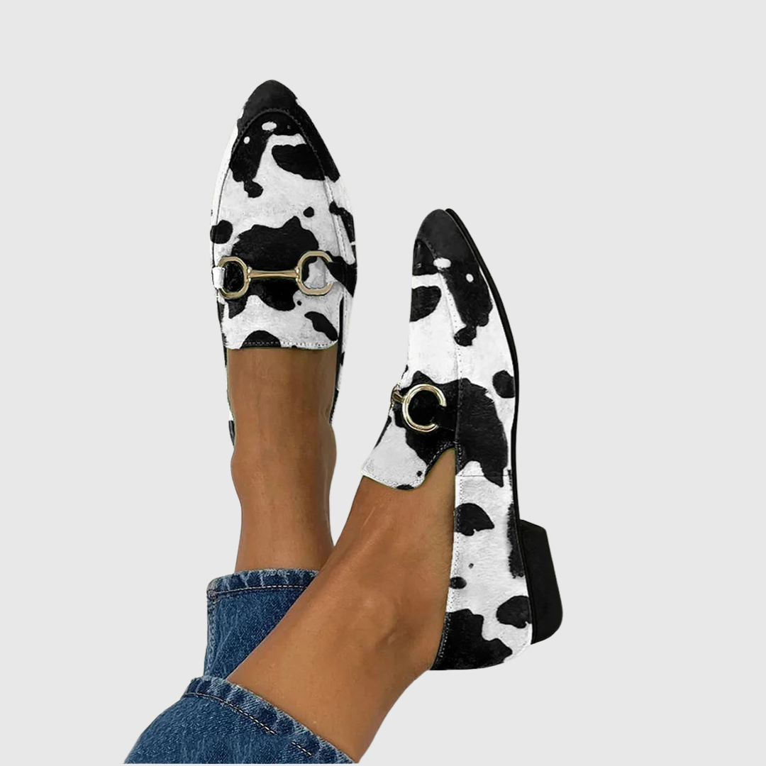 Sophie | Women's Printed Buckle Loafers