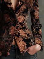 Isobel | Ornate Floral Tailored Blazer