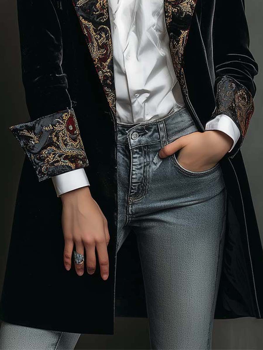 Adelaide | Baroque-Trim Tailored Blazer