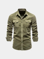 Casual Business Corduroy Shirt