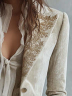 Lydia | Embroidered Tailored Blazer