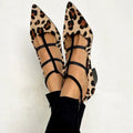 Ruby | Women's Leopard Strap Heels