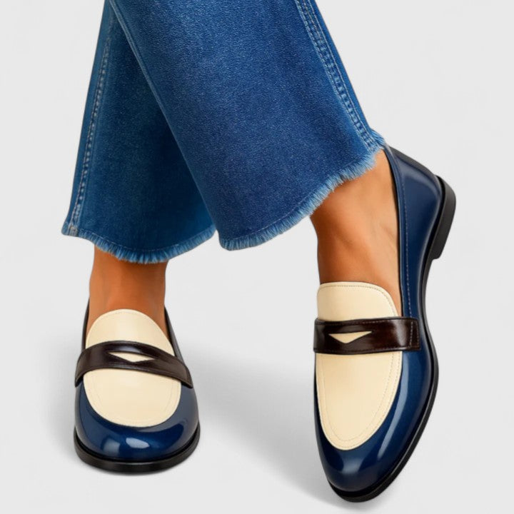 Chloe | Women's Two-Tone Loafers