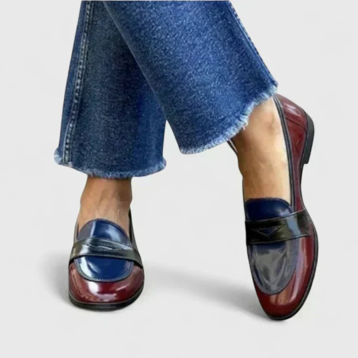 Chloe | Women's Two-Tone Loafers