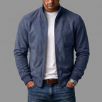 Edward | Classic Suede Bomber Jacket