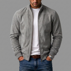 Edward | Classic Suede Bomber Jacket