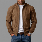 Edward | Classic Suede Bomber Jacket