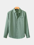 Long Sleeve Essential Linen Shirt