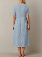 Riviera | Striped Midi Dress