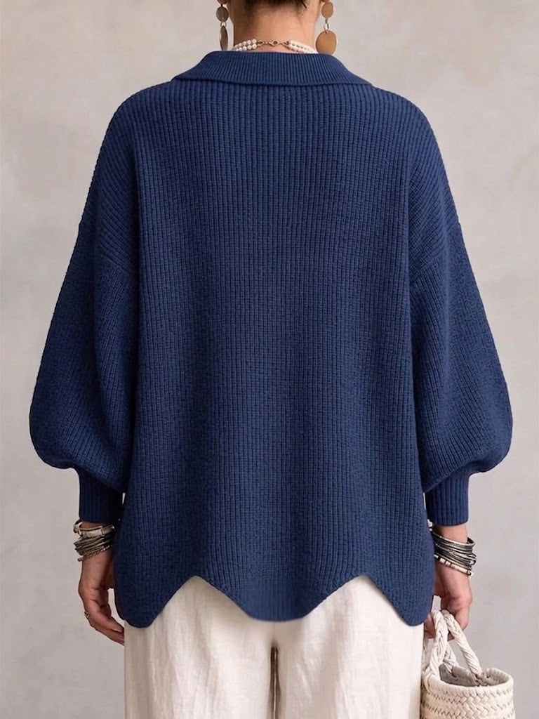 Harriet | Oversized Collar Cardigan
