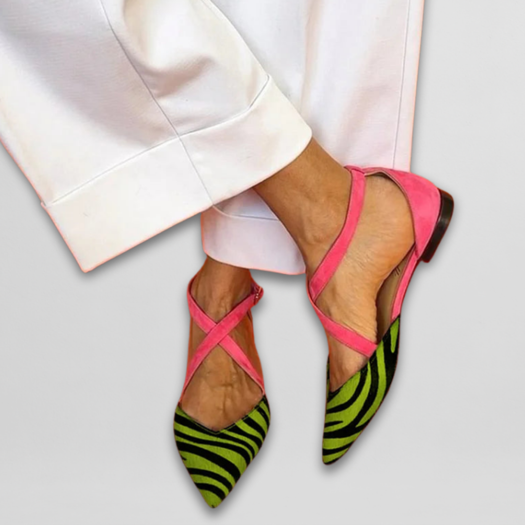 Elodie | Women's Strap Detail Flats
