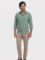Long Sleeve Essential Linen Shirt