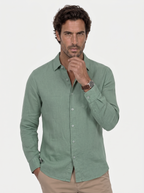 Long Sleeve Essential Linen Shirt