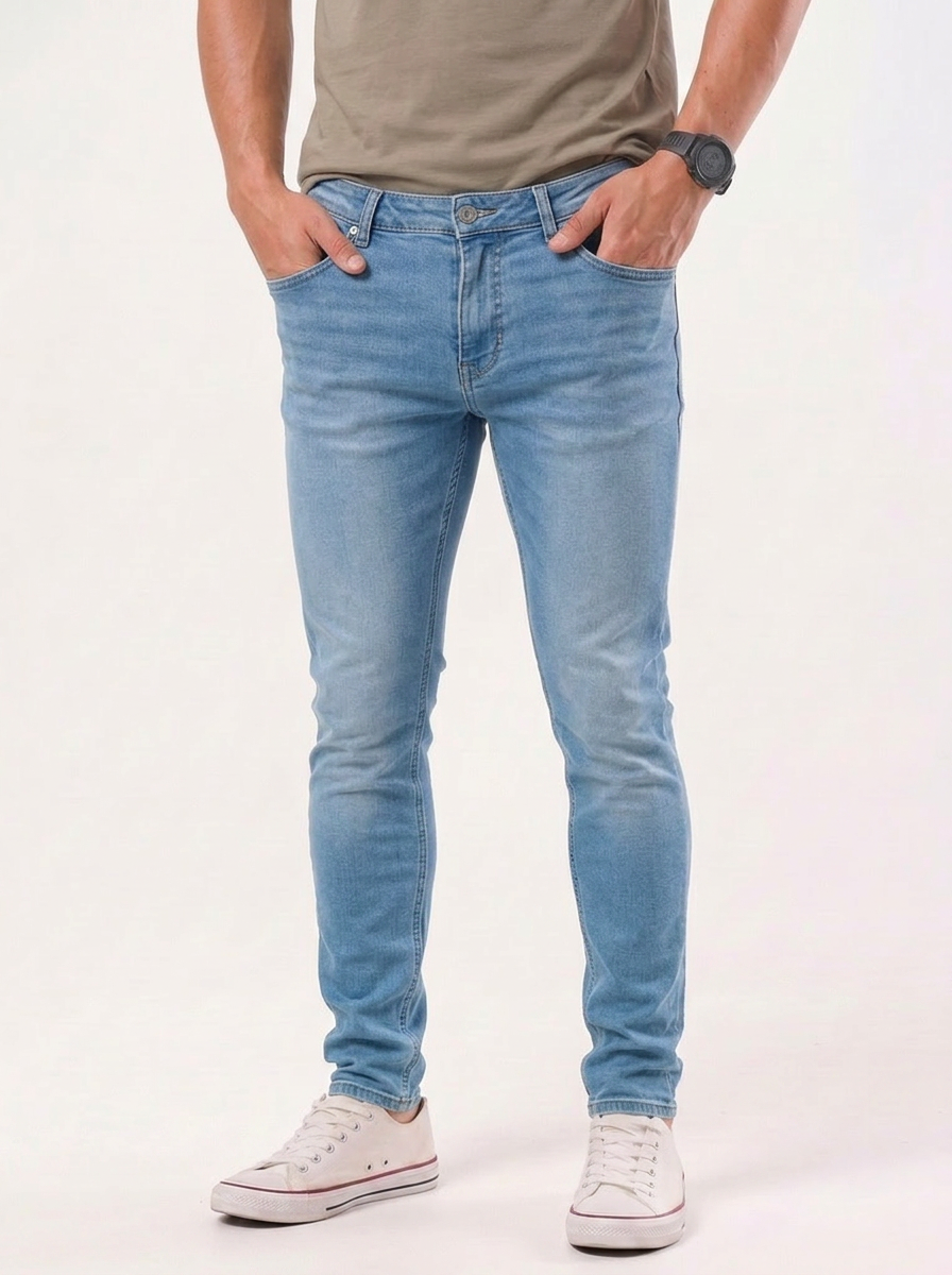 Stretchy Skinny Denim Jeans Trousers