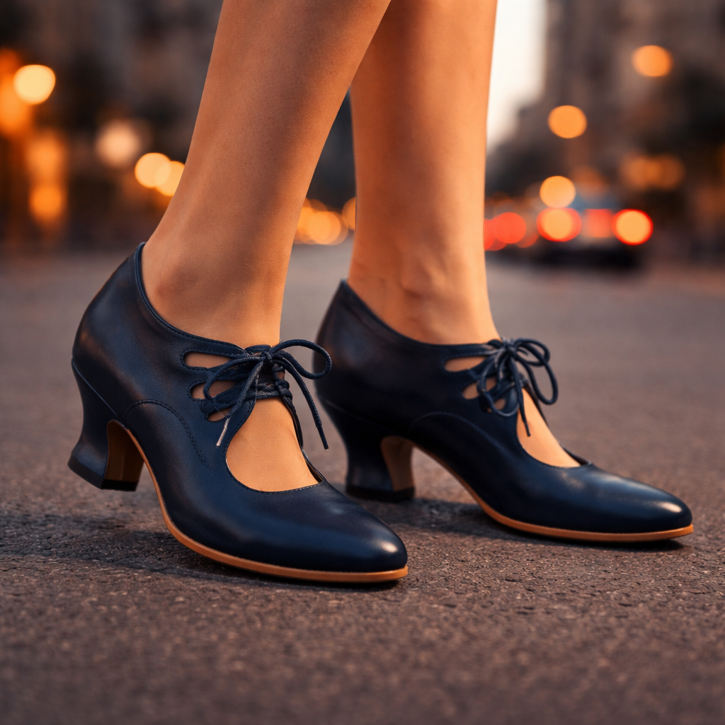 Dorothy | Vintage Lace-Up Heels