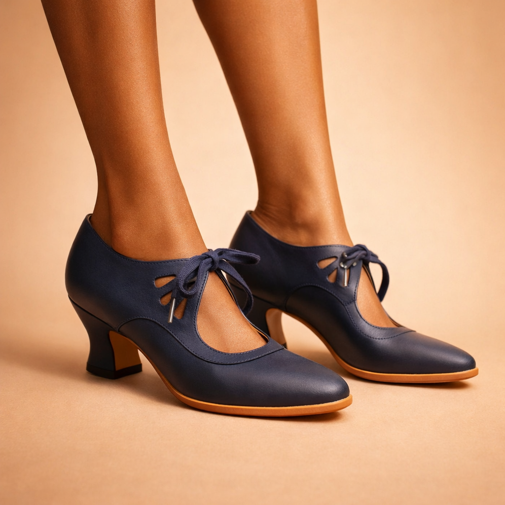Dorothy | Vintage Lace-Up Heels