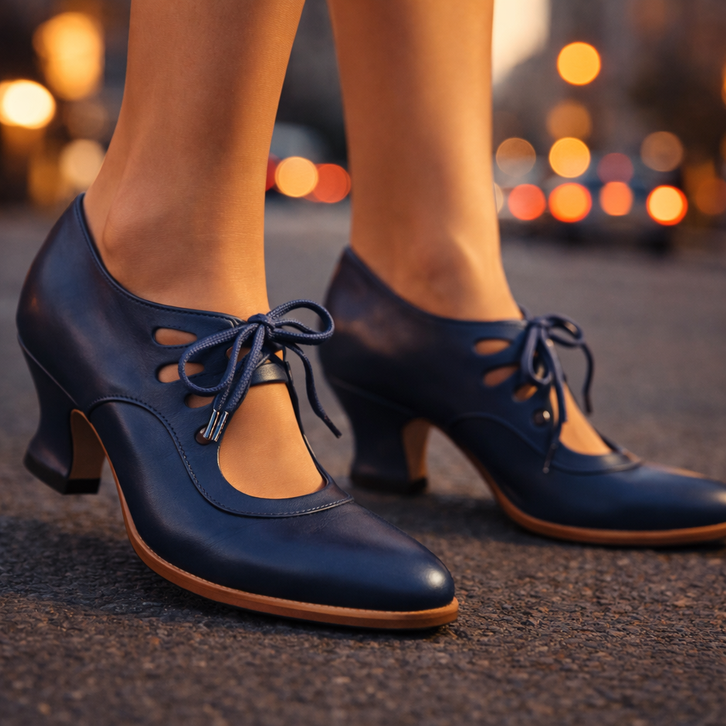 Dorothy | Vintage Lace-Up Heels