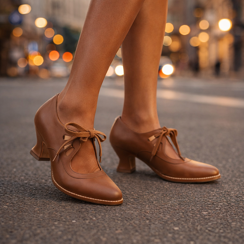 Dorothy | Vintage Lace-Up Heels