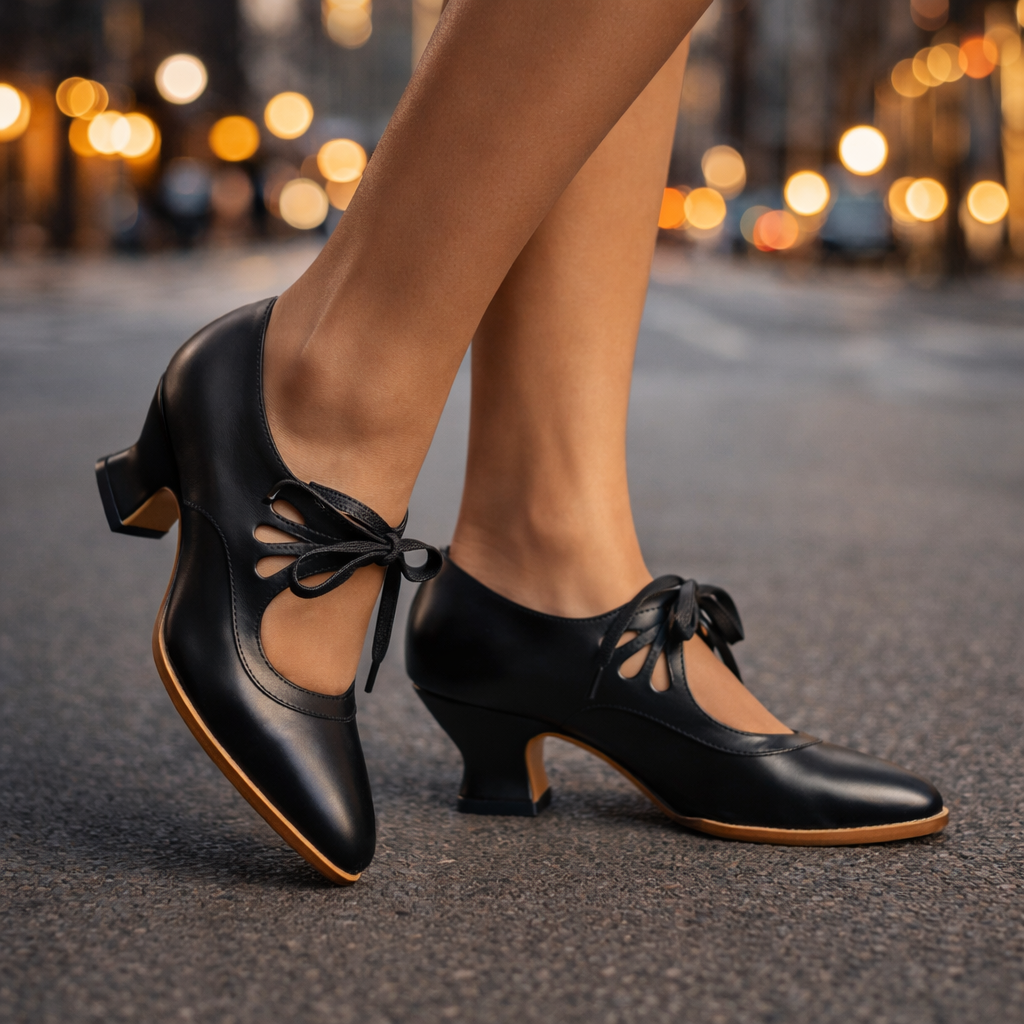 Dorothy | Vintage Lace-Up Heels
